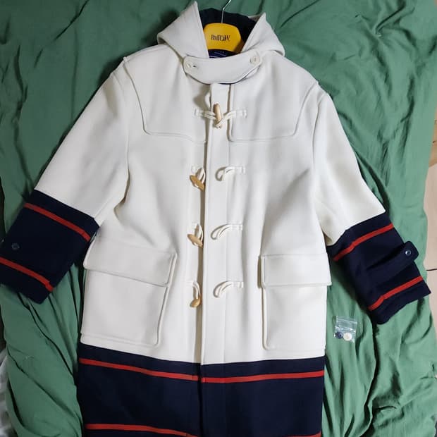 로맨틱크라운 시그니처 더플코트 오트밀 XL 