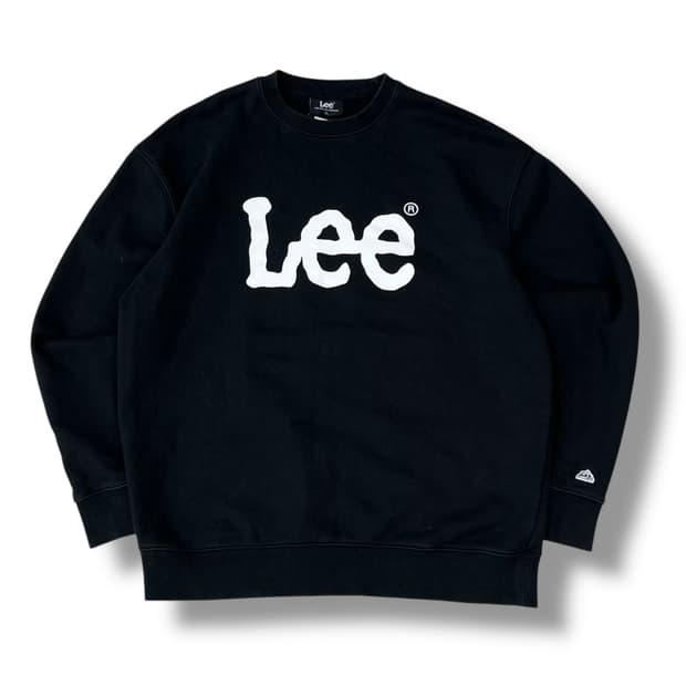 LEE 빅로고 맨투맨 r1119