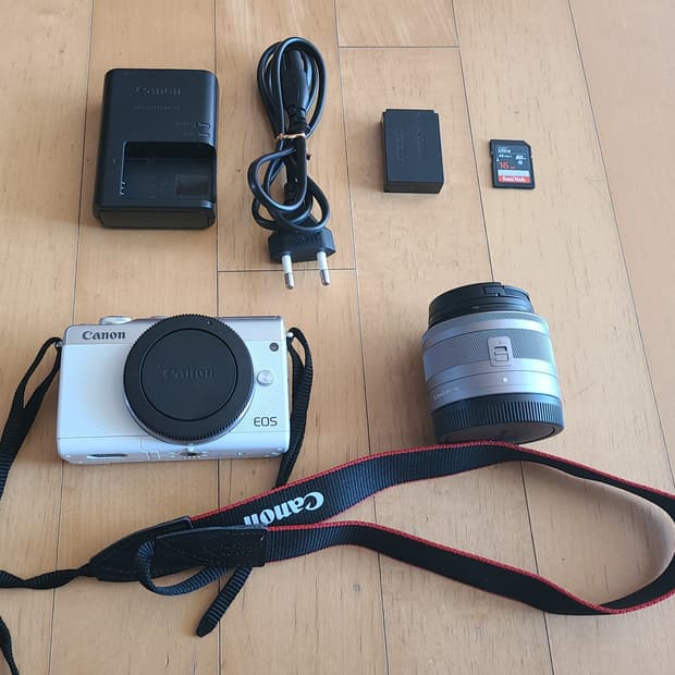 캐논 EOS M100 미러리스 카메라 바로 사용 가능