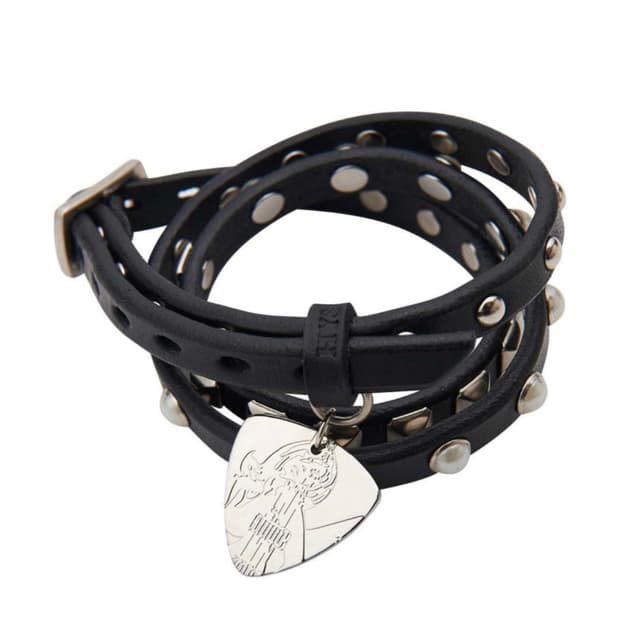 히스테릭글래머 피크 가죽 팔찌