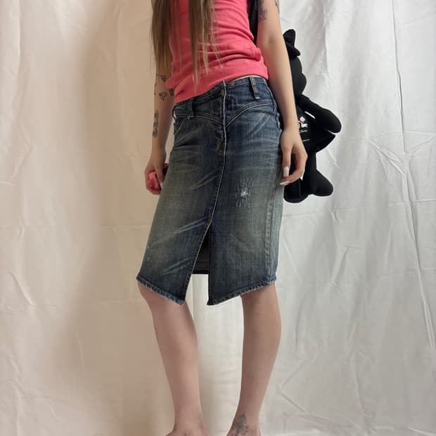 Nuve Denim Skirt Pants