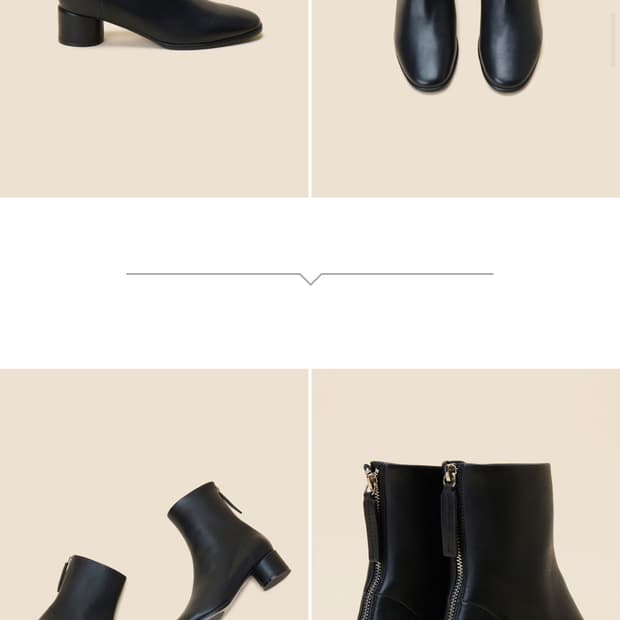 슈콤마보니 슬림라인 앵글 부츠 240