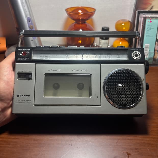 산요 SANYO Cassette Radio