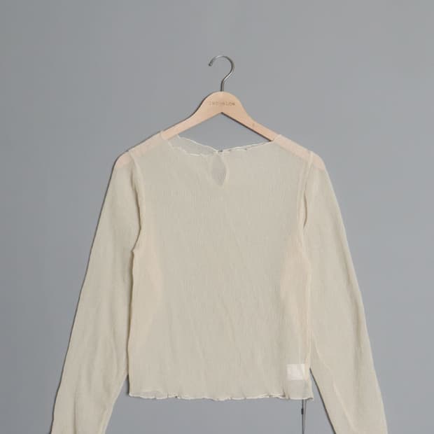 Kastane Seethrough Chiffon Blouse