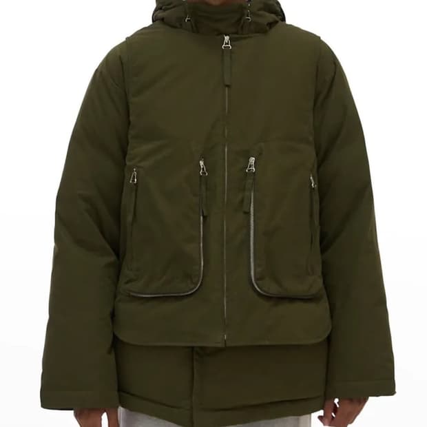 헬무트랭 레이어드 덕다운 패딩