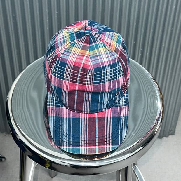[FREE] 타미힐피거 매드라스 체크 볼캡 TOMMY HILFIGER