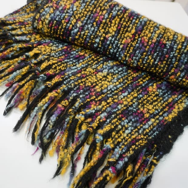 요지 야마모토 와이즈 멀티 울 머플러