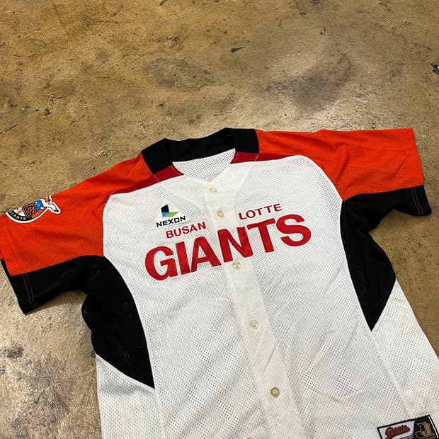 [110] 롯데 자이언츠 넥센 부산 야구 유니폼 고원준 마킹 b10