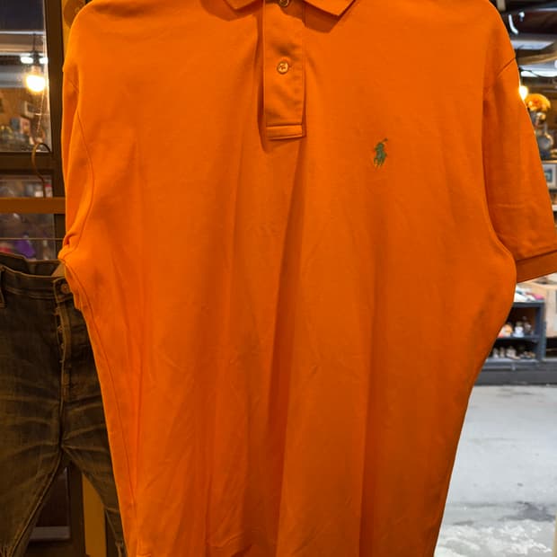폴로 랄프로렌 스카이포니 오렌지 반팔 카라티