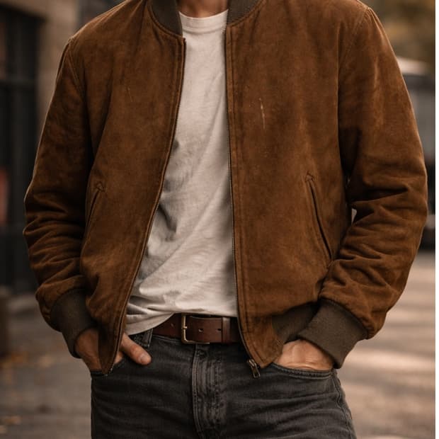 빈티지 스웨이드자켓