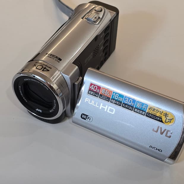 A급 빈티지 디카 카리나 캠코더 JVC EX250-S 본체만/작례 있음