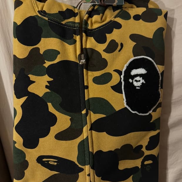 Bape 베이프 후드집업 황계 M