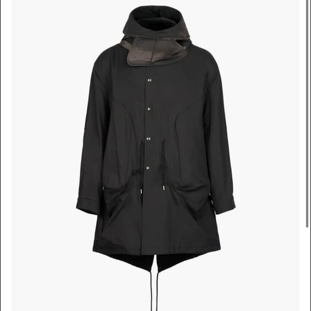 지용킴 선블리치 피시테일 야상 코트 판매