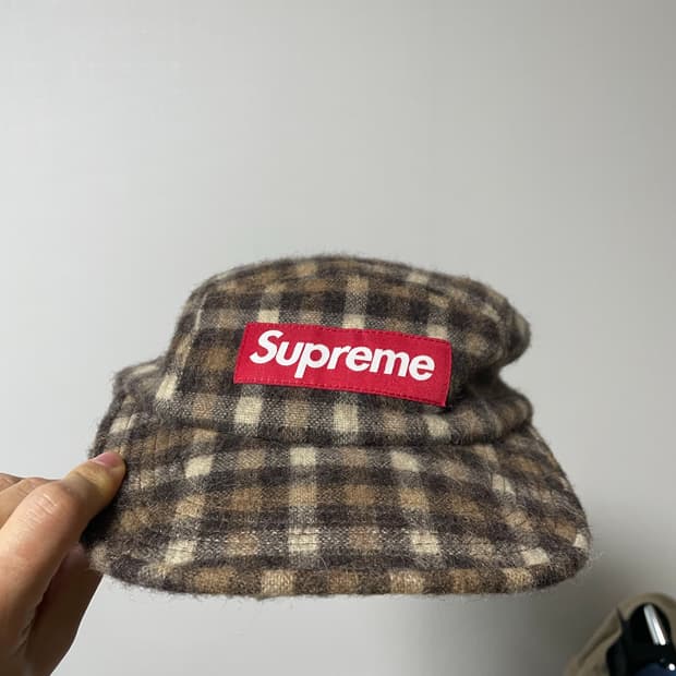 슈프림 울 캠프캡(영국 직접 구매 영수증 첨부)