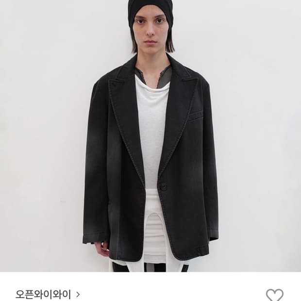 오픈와이와이 open yy 와시드 자켓 washed jacket