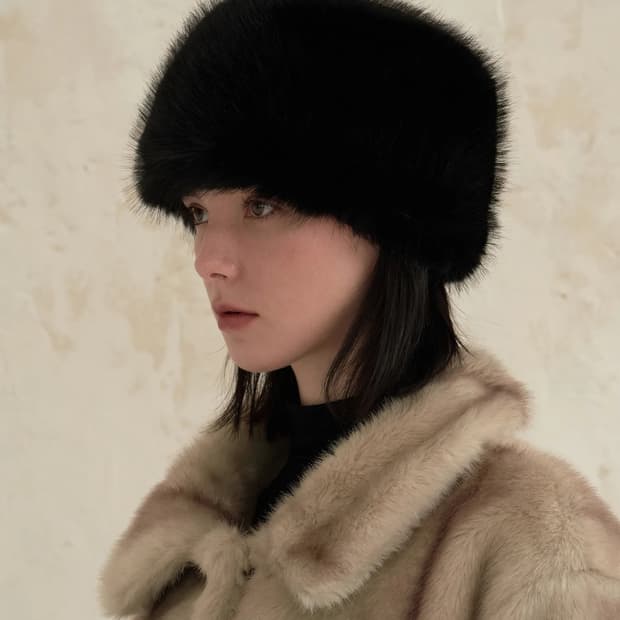 바잘 블랙 털모자