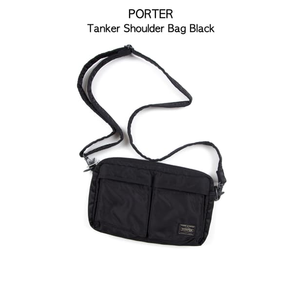 Porter 탱커 숄더백 블랙