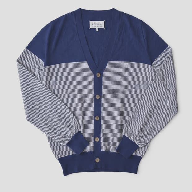 Maison Margiela stripe cardigan XL