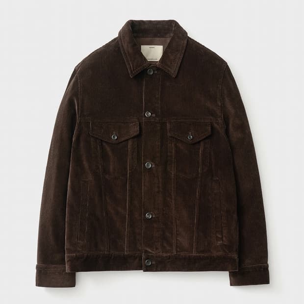 포터리 코듀로이 트러커 자켓 브라운 4사이즈