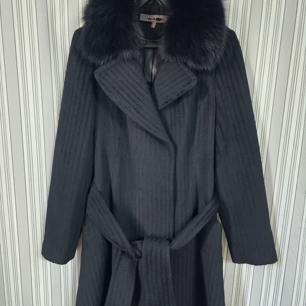 (M) 막스마라 울혼방 알파카 여성코트