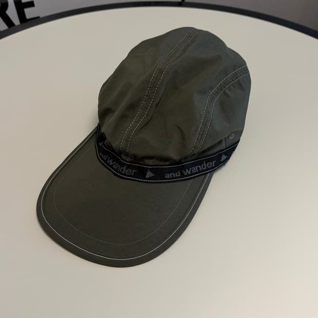앤드원더 JQ 테이프 캡 카키
