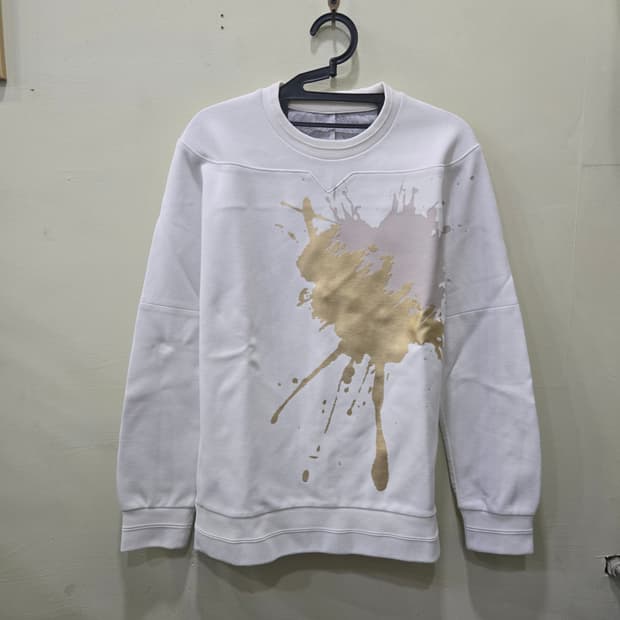 시스템옴므 페인팅 프린트 맨투맨