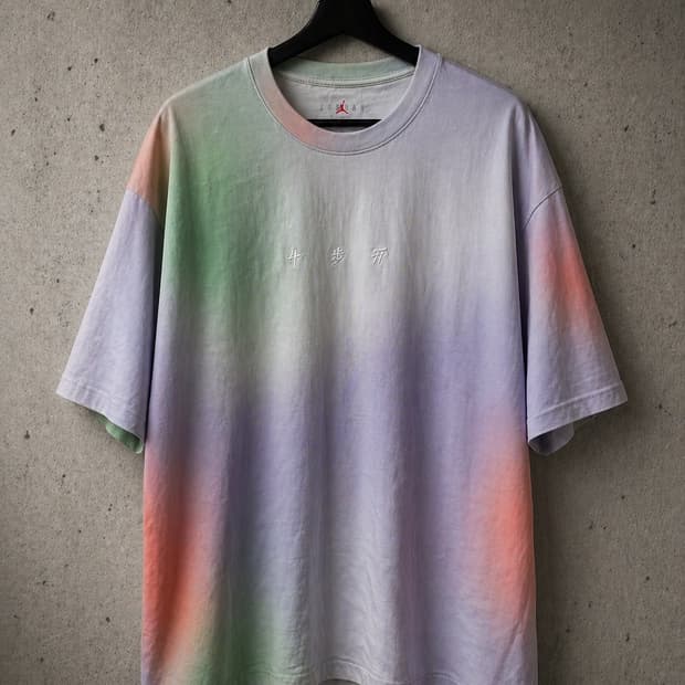 조던 x 제이발빈 핑크 블레이즈 티셔츠