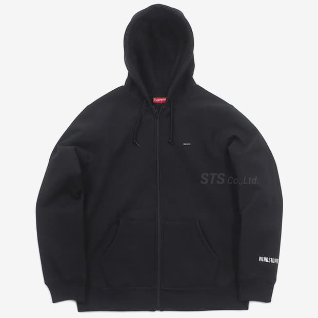 슈프림 윈드스토퍼 집업 후드 블랙