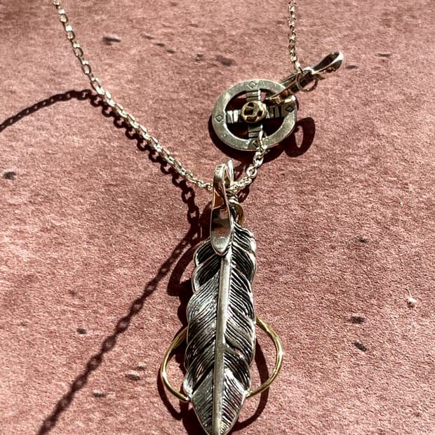 Quiet Wing Necklace 페더목걸이 은목걸이