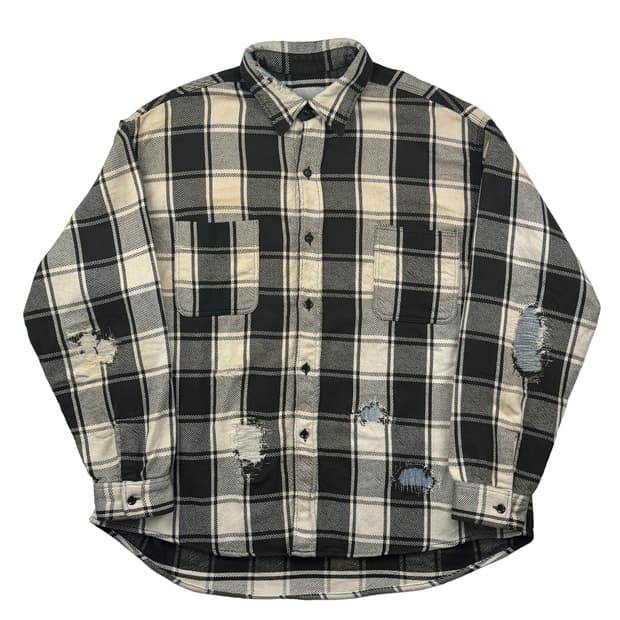 바우와우 리페어 에이징 플란넬 셔츠