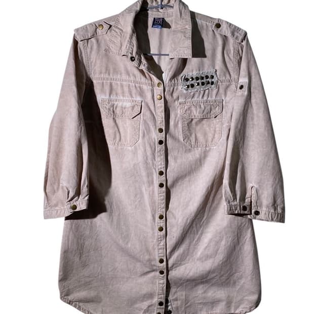 trf 가먼트 다잉 반팔 셔츠