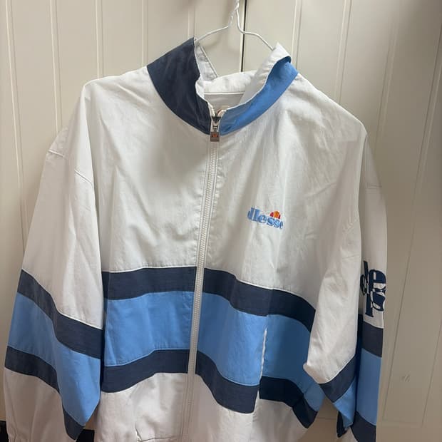 엘레쎄 빈티지 바람막이 집업 