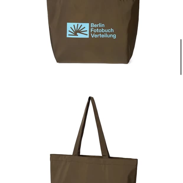 베를린포토북디스트리뷰션 가방 브라운