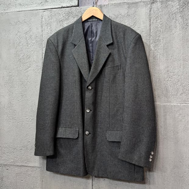 292513=YESCLUB 스트라이프 블레이저 자켓 (XL)  
