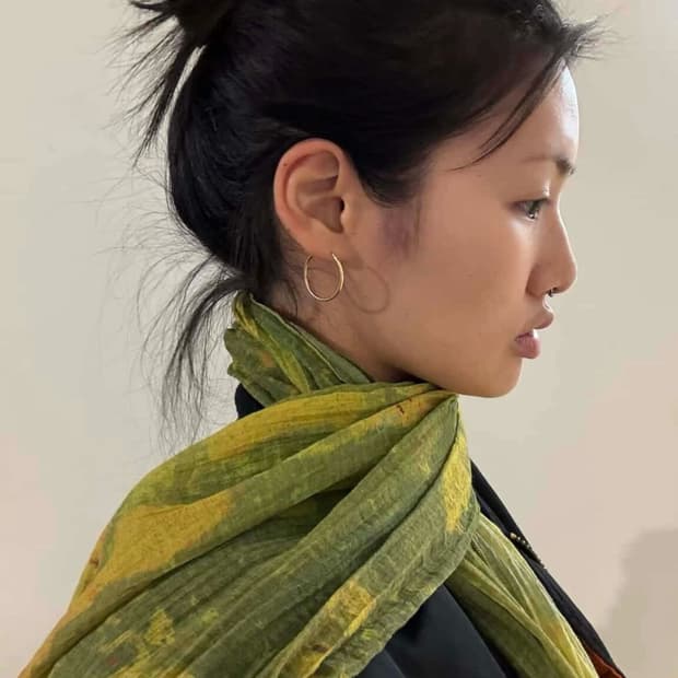 Lyte green 라이트그린 스카프