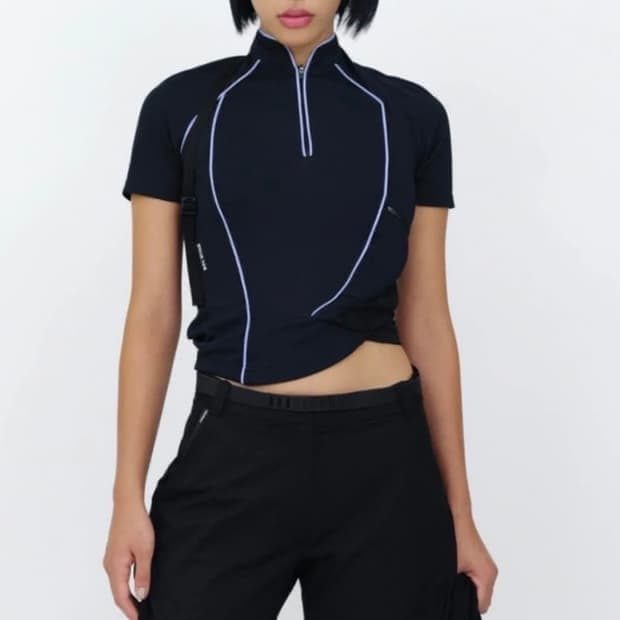 [0 size] twisted track top 