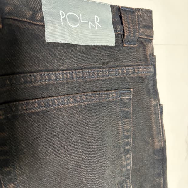 폴라스케이트 93 팬츠 브라운 블루