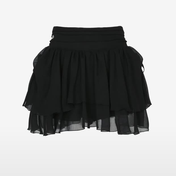 페인오어플레져 매그놀리아 스커트 블랙 s