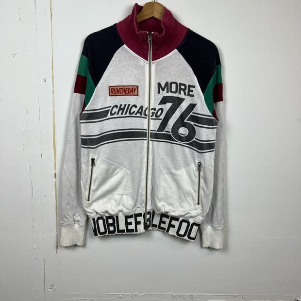 JPN K.Mayer 빈티지 Chicago 76 집업 져지 M