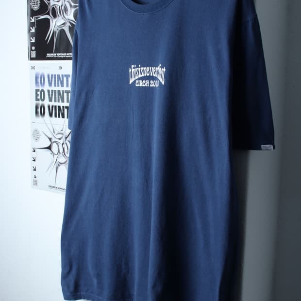 (XL-2XL) 디스이즈네버댓 반팔 티셔츠 빅사이즈 네이비-H31007
