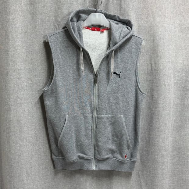 [M] 푸마(PUMA) 코튼 조끼 후드집업 베스트