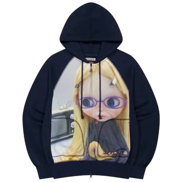 코이세이오 브라이스 후드집업 네이비