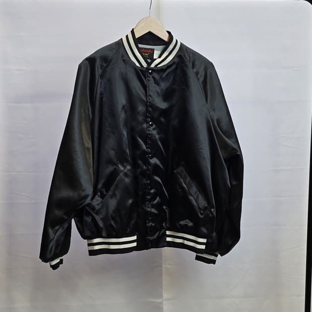 Dunbrooke Pla-Jac USA 새틴 스타디움 재킷 블랙 XL