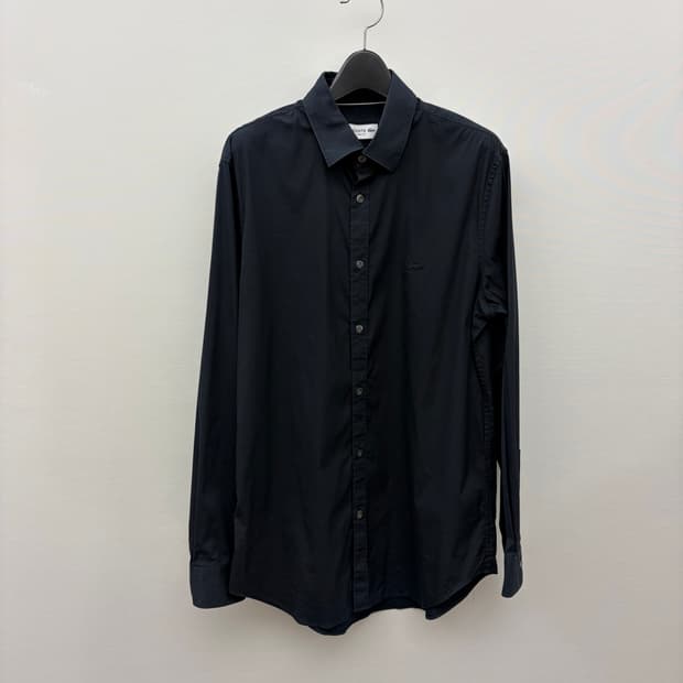 라코스테 블랙 셔츠 남성 긴팔