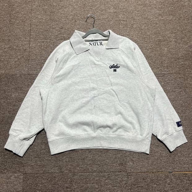 세터 Satur 카라넥 맨투맨 XL