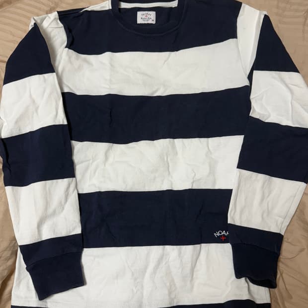 NOAH 노아 스트라이프 긴팔 티셔츠