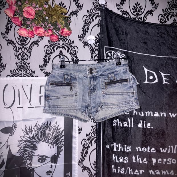 jean pocket two-burton shorts