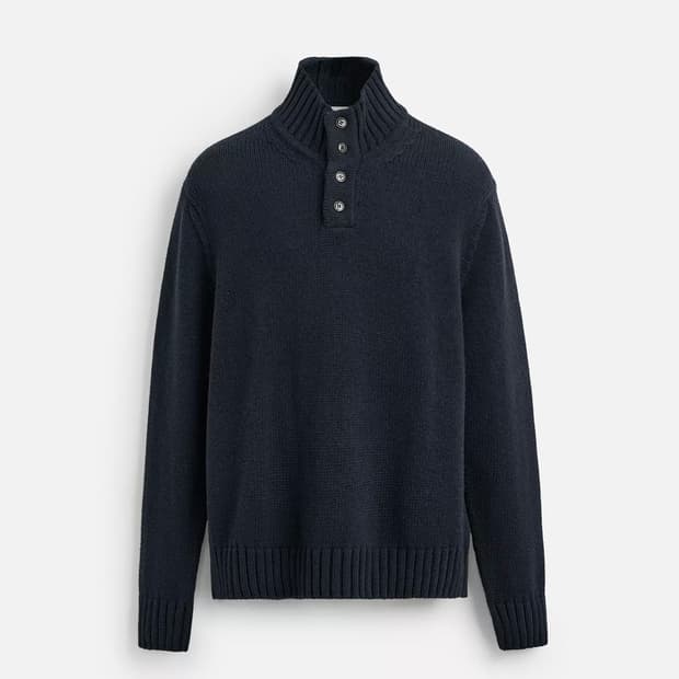 ZARA 자라 울 버튼 니트 L사이즈