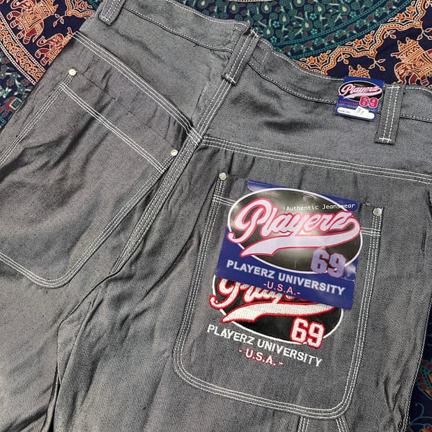 Hip-Hop Silver Capenter Pants