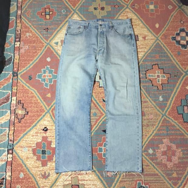 00s 리바이스 501 라이트 블루 연청